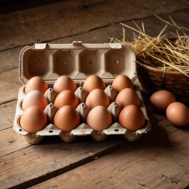 Eier und Milchprodukte aus dem Hofladen